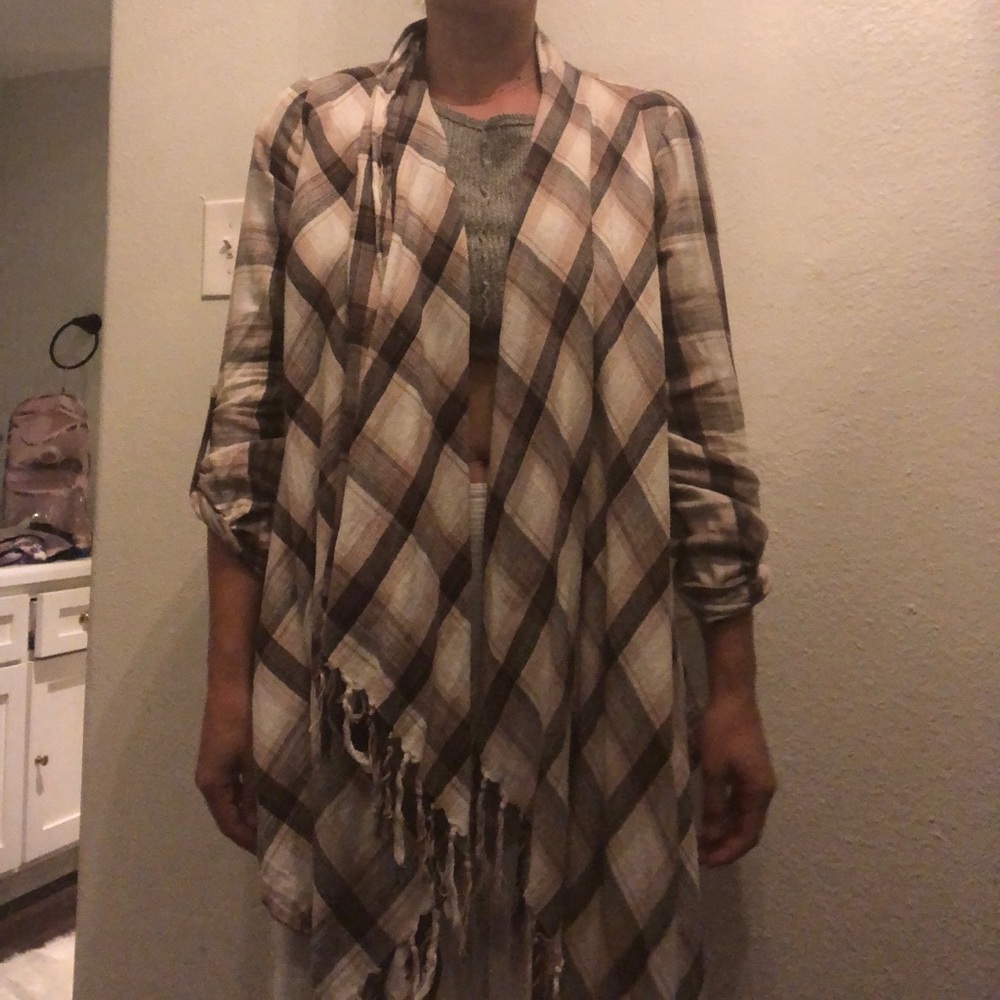 Billabong flannel cardigan
